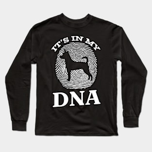 Decker Rat Terrier It`s In My DNA I Fingerprint Dog Long Sleeve T-Shirt